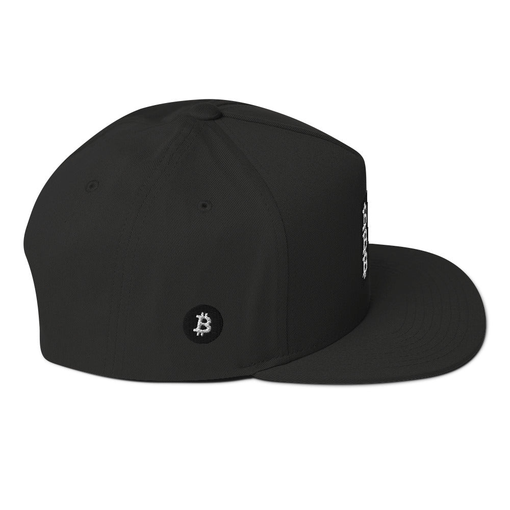 Block Logo Flat Bill Cap