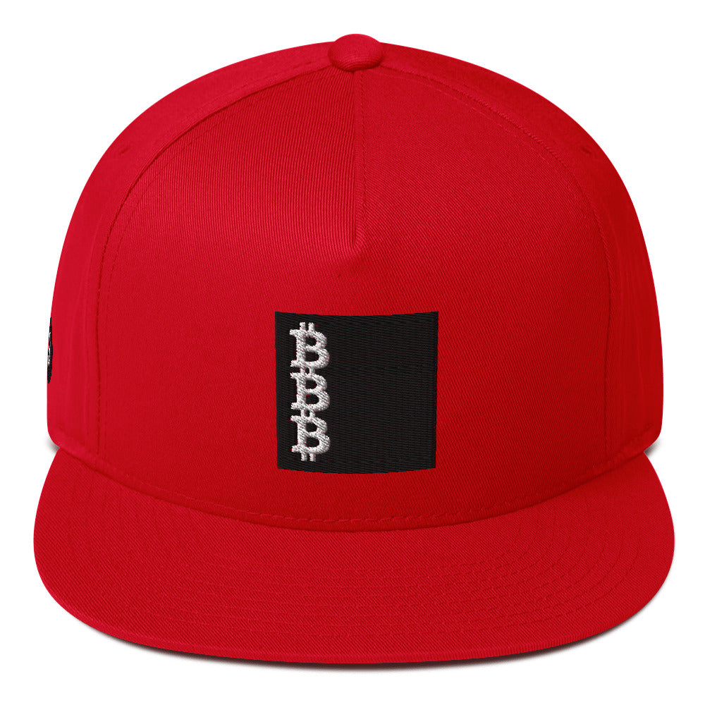 Block Logo Flat Bill Cap