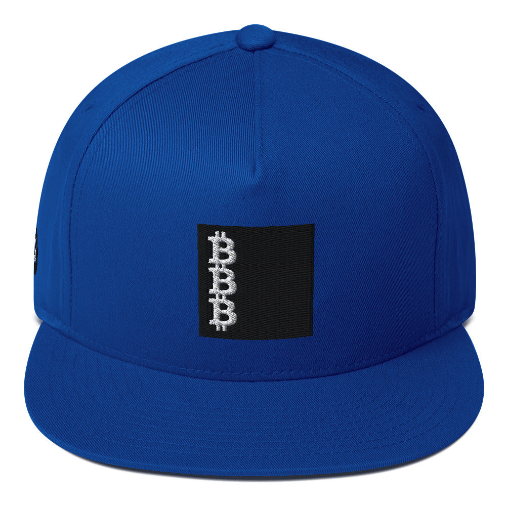 Block Logo Flat Bill Cap