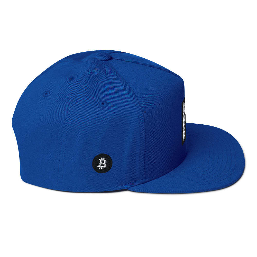 Block Logo Flat Bill Cap