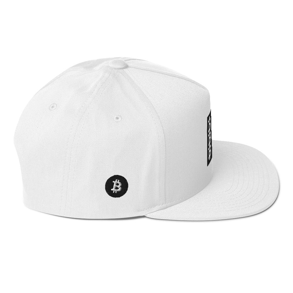 Block Logo Flat Bill Cap