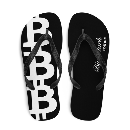 Big Marh Block Logo Flip-Flops
