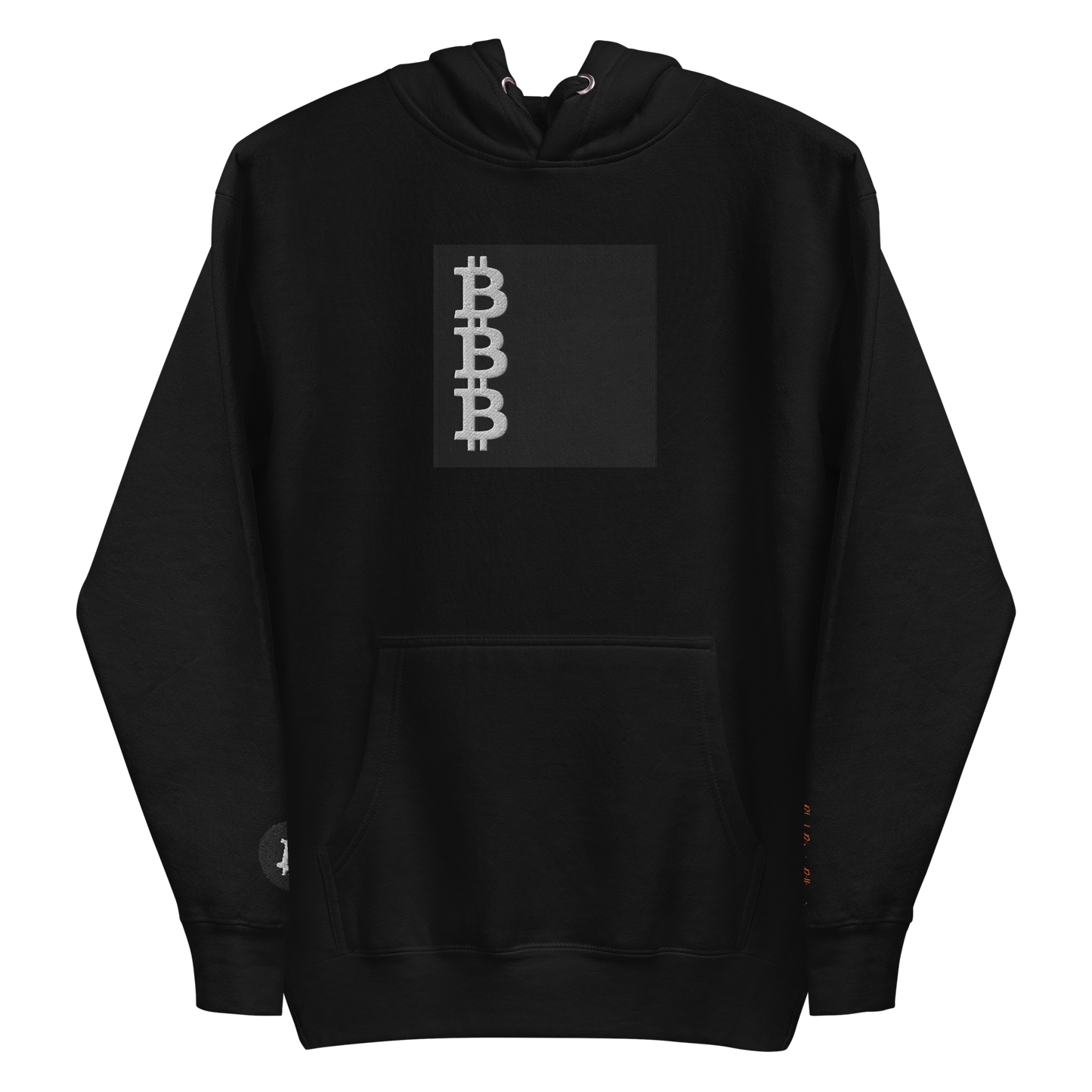 Premium Block Logo Embroidered Hoodie