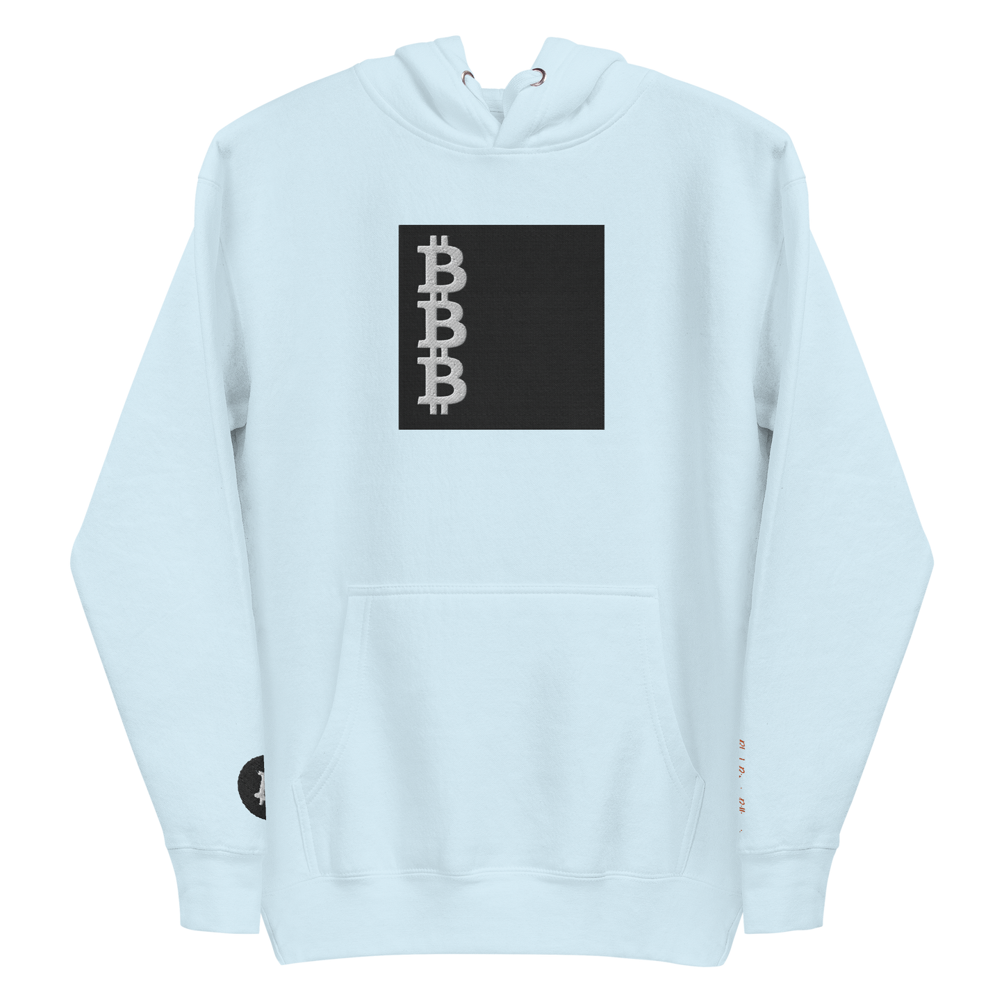 Premium Block Logo Embroidered Hoodie