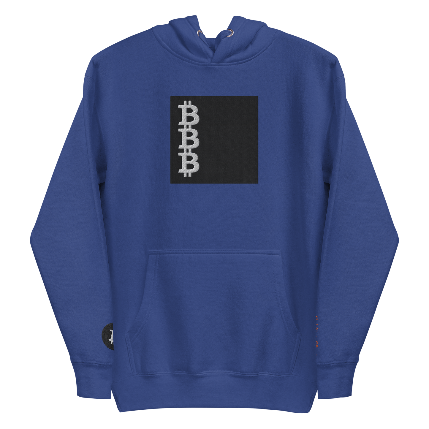 Premium Block Logo Embroidered Hoodie